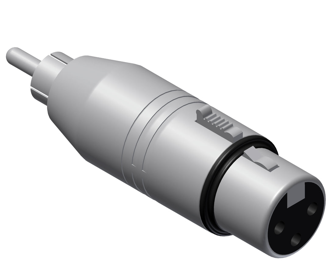 Adattatore XLR femmina > RCA maschio