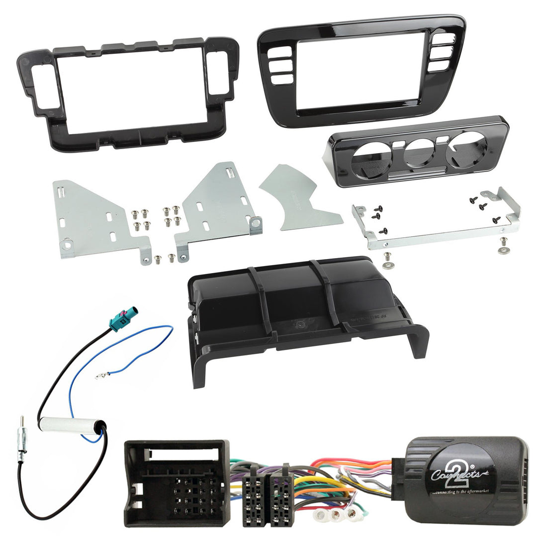 Kit di montaggio per Mii, Citigo e Up (Nero Lucido)