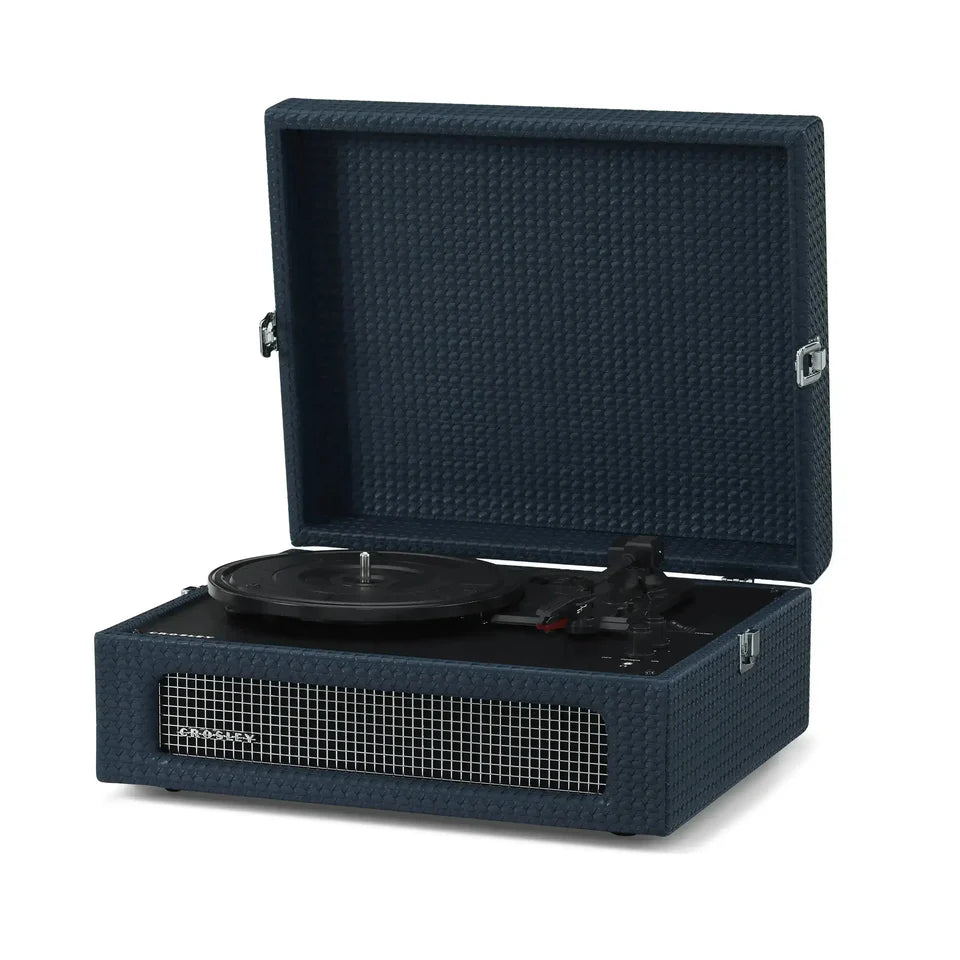 Crosley Voyager Giradischi Bluetooth bidirezionale (Navy Blue)