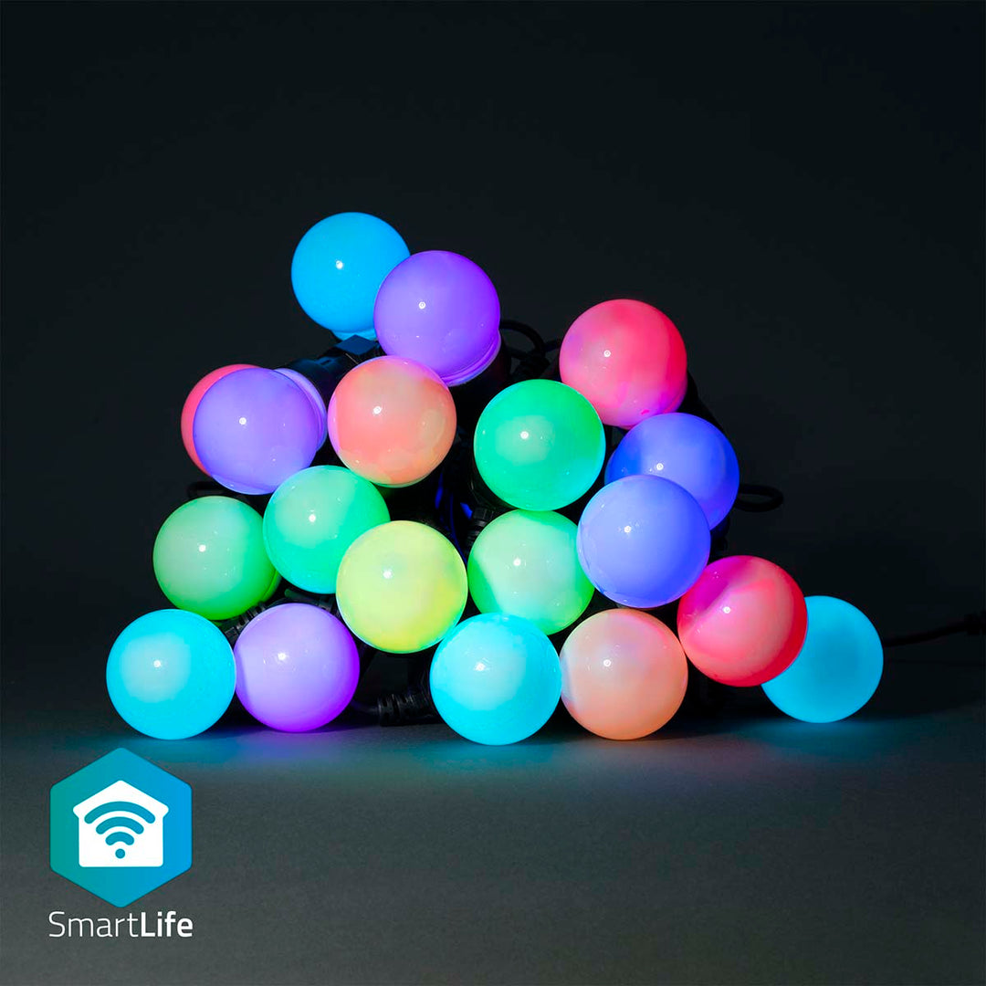 SmartLife Catena Luminosa Decorativa con 20 Lampadine LED