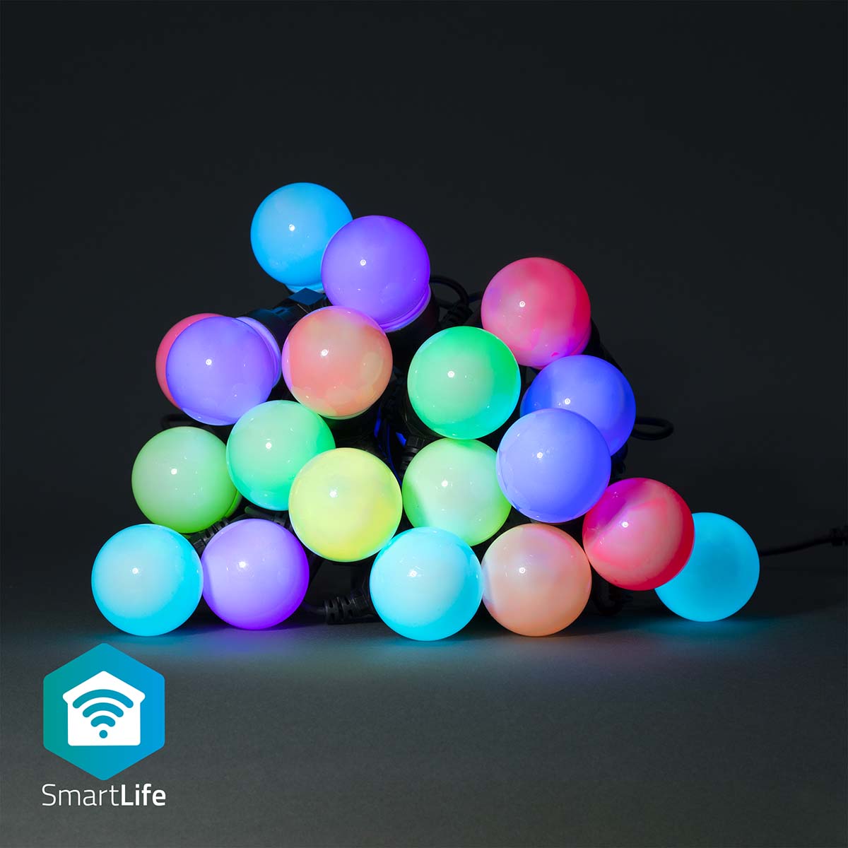 SmartLife Catena Luminosa Decorativa con 20 Lampadine LED