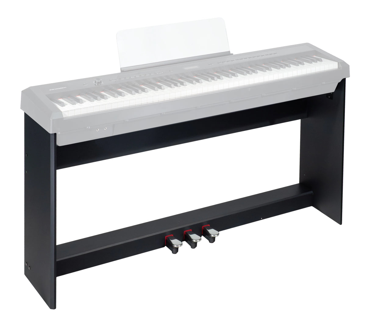 Grooveland Stativo per pianoforte elettrico (Nero)