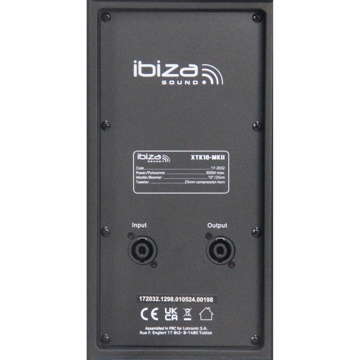 Ibiza XTK 10" Passive PA Speaker