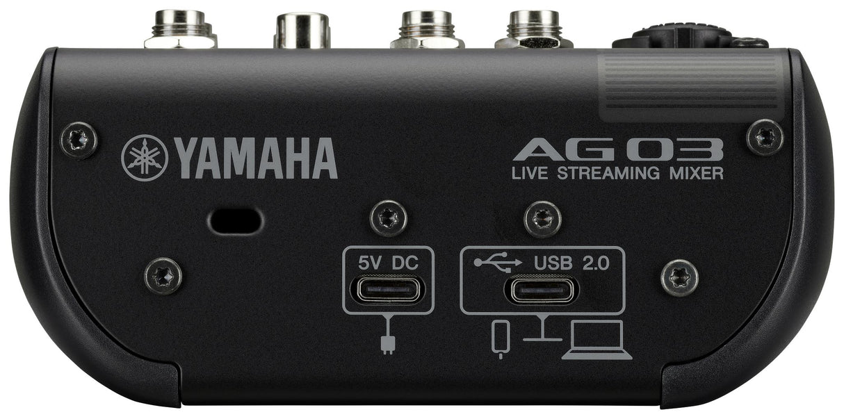 Yamaha AG03 MkII - Mixer per Live Streaming (Nero)