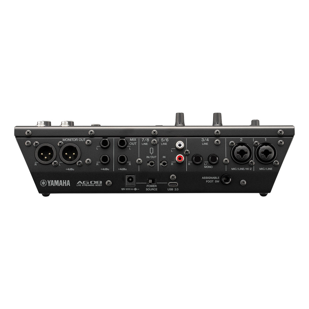 Yamaha AG08 - Mixer per live streaming (Nero)