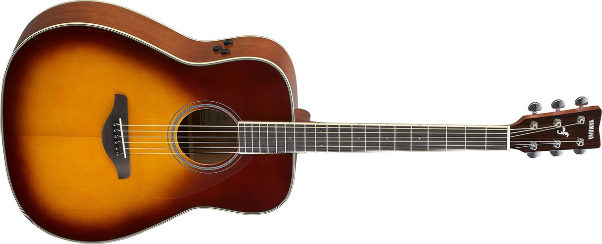 Yamaha FGC-TA TransAcoustic Western Guitar (Brown Sunburst)