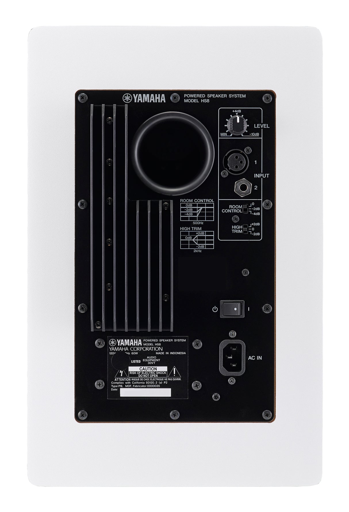 Yamaha HS8 W - Monitor da Studio Attivo (Bianco)