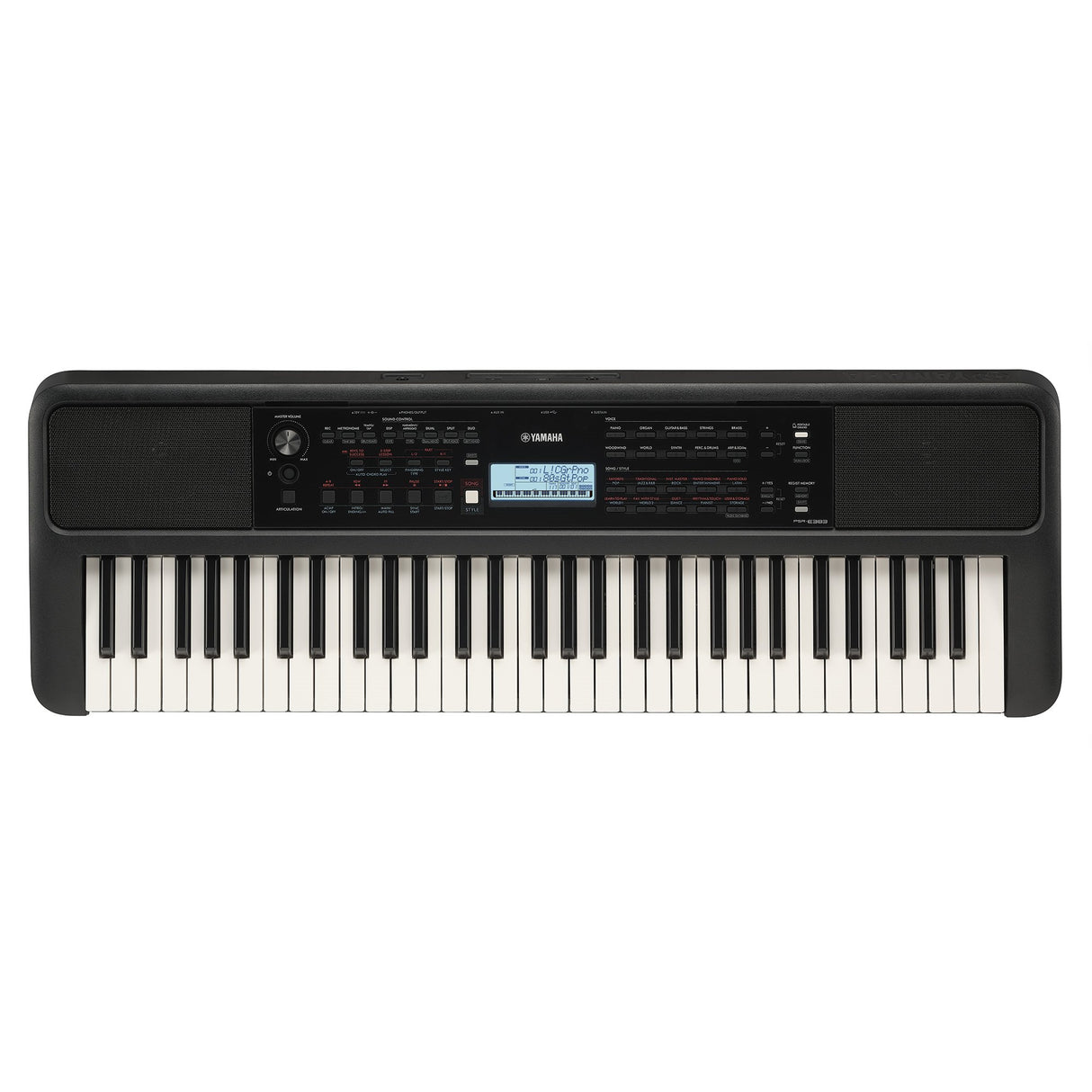 Yamaha PSR-E383 Tastiere (Nero)