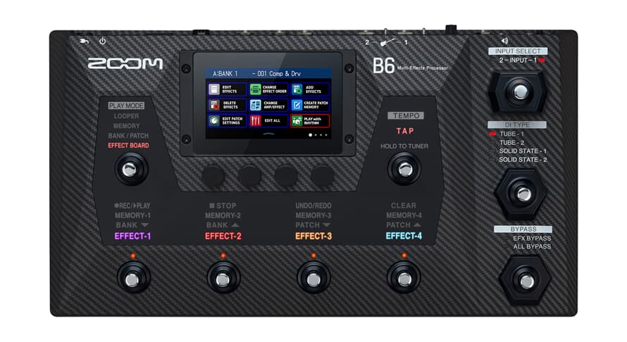 Zoom B6 Multieffetto per Basso
