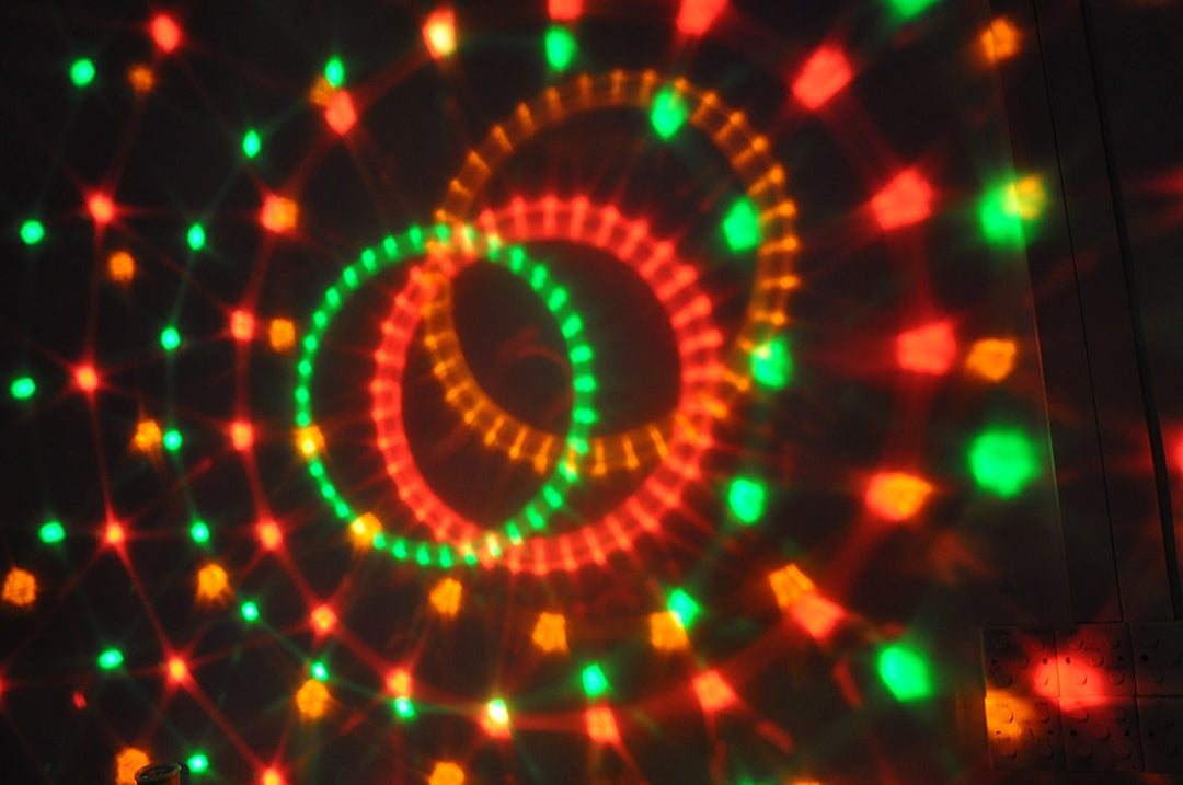 Ibiza Astro-Bat RGBA LED Luce da Discoteca