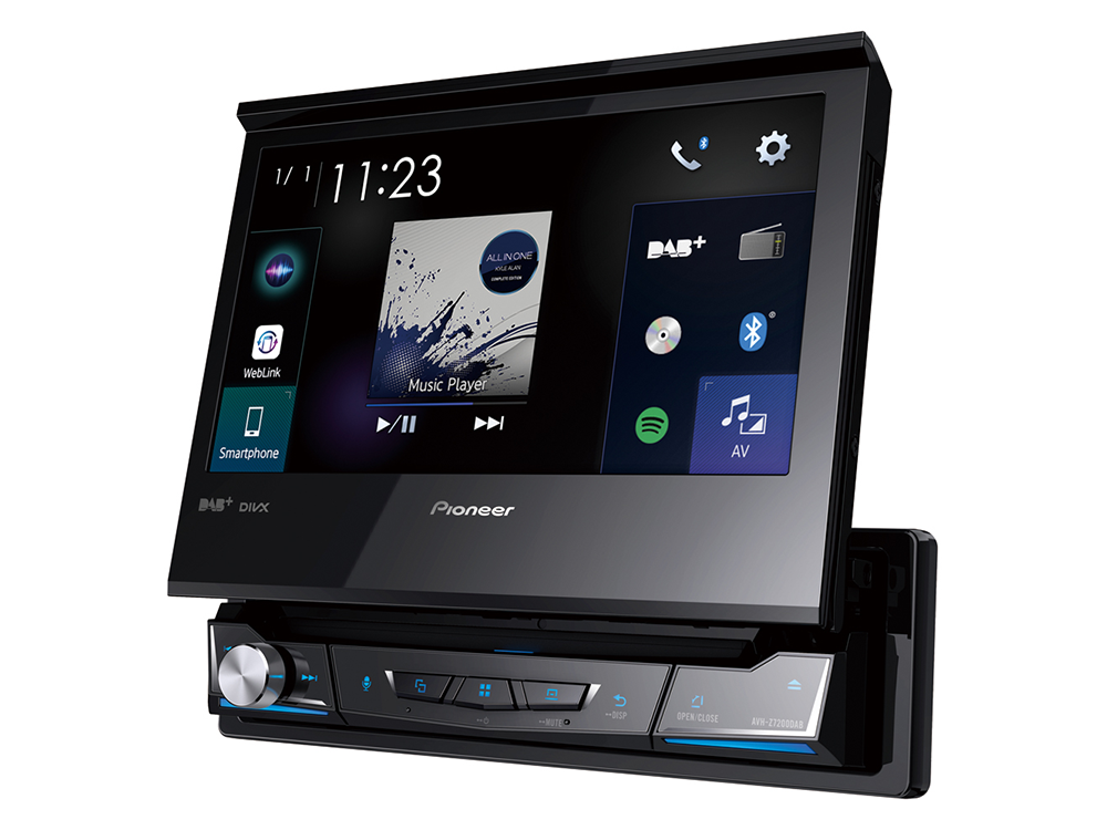 Pioneer AVH-Z7200DAB Apple CarPlay, Bluetooth e USB