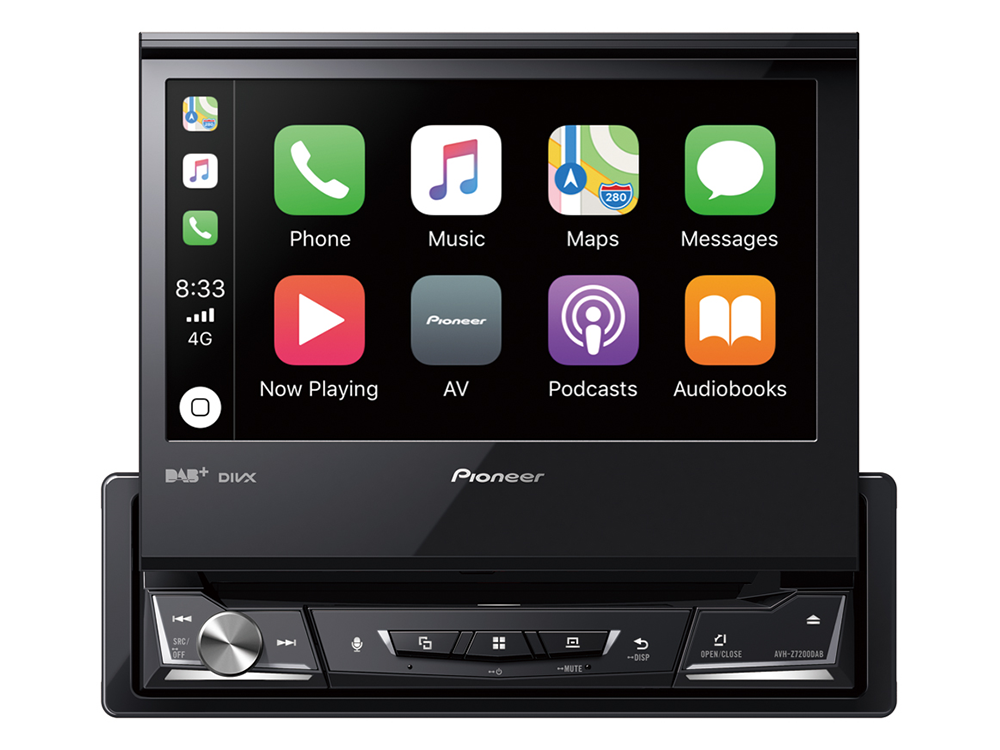 Pioneer AVH-Z7200DAB Apple CarPlay, Bluetooth e USB