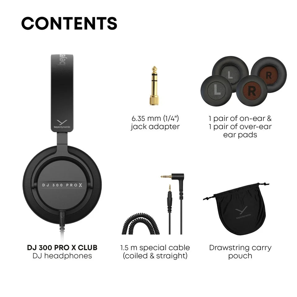 Beyerdynamic DJ 300 PRO X cuffie DJ