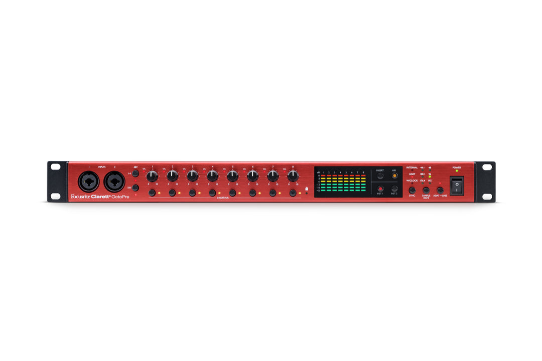 Focusrite Clarett+ Octopre Microfoni Preamp