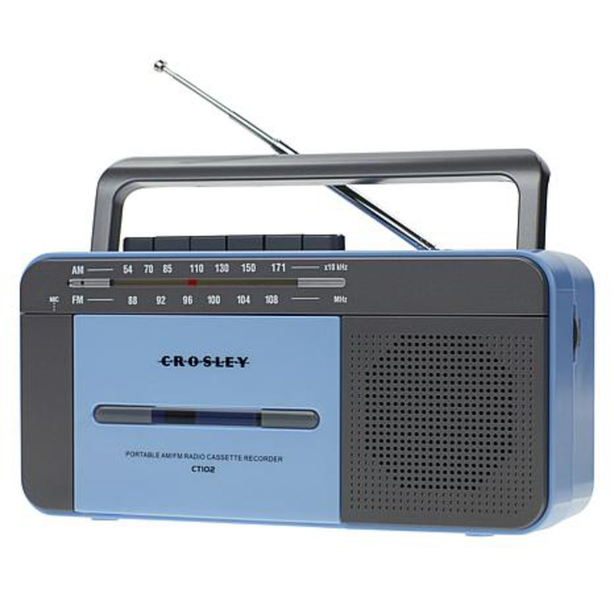 Crosley - Lettore di cassette (Blu)