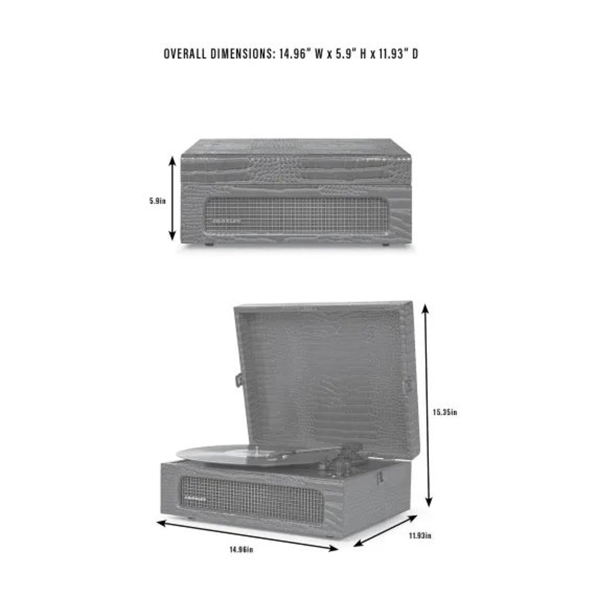 Crosley Voyager Giradischi Bluetooth bidirezionale (Floral)