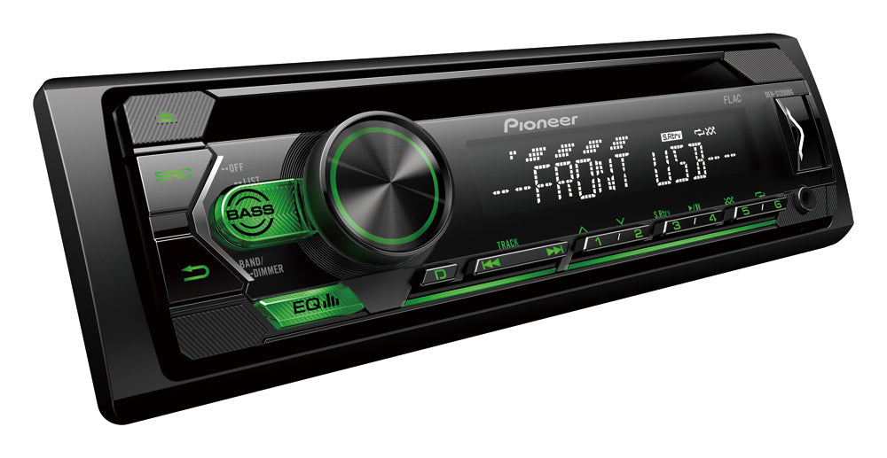 Pioneer DEH-S120UBG 1-DIN Car Stereo w. CD and USB