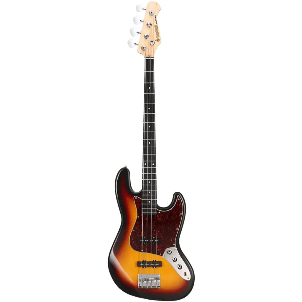 Donner DJB-510D pacchetto basso elettrico sunburst