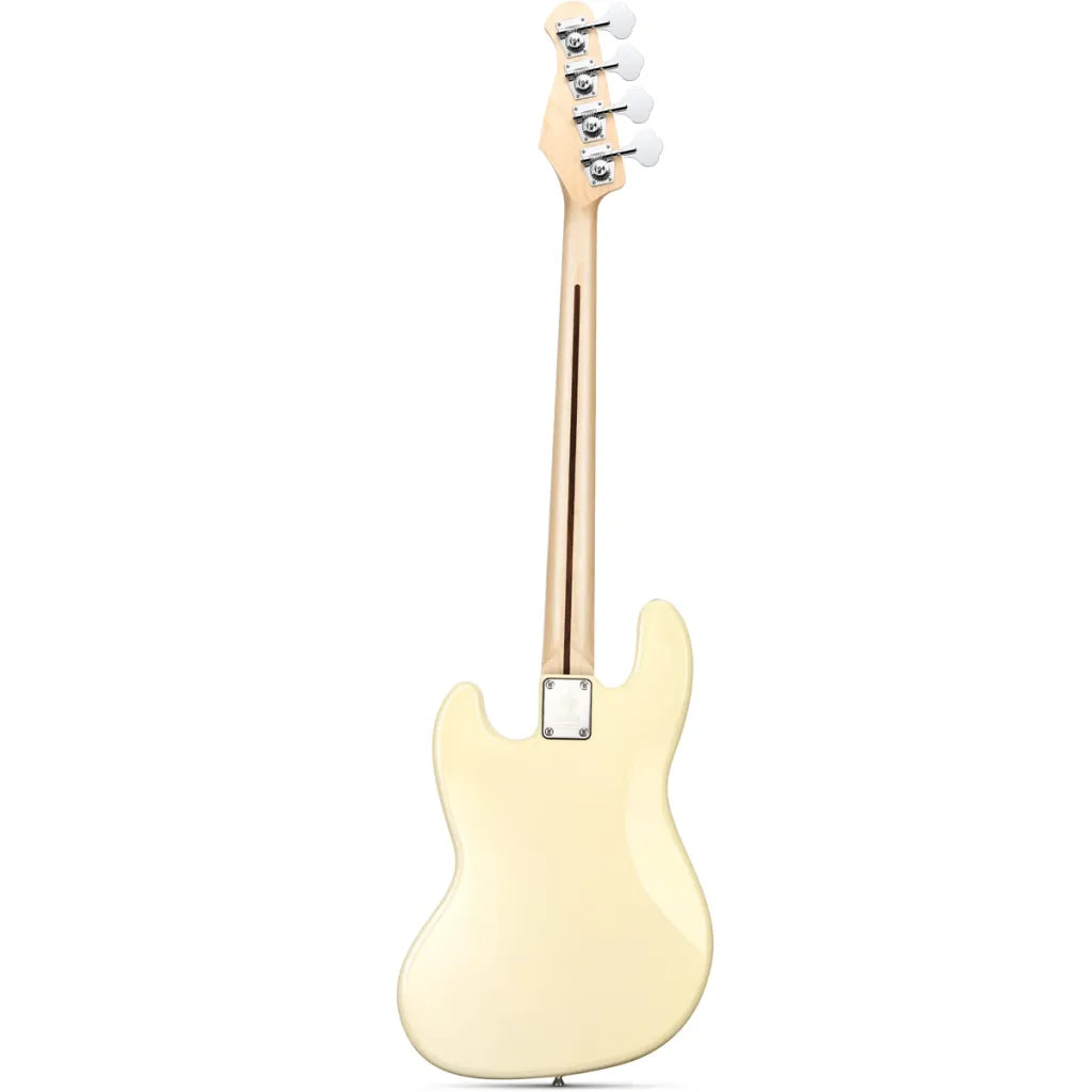 Donner DJB-510B pacchetto basso elettrico olympic white