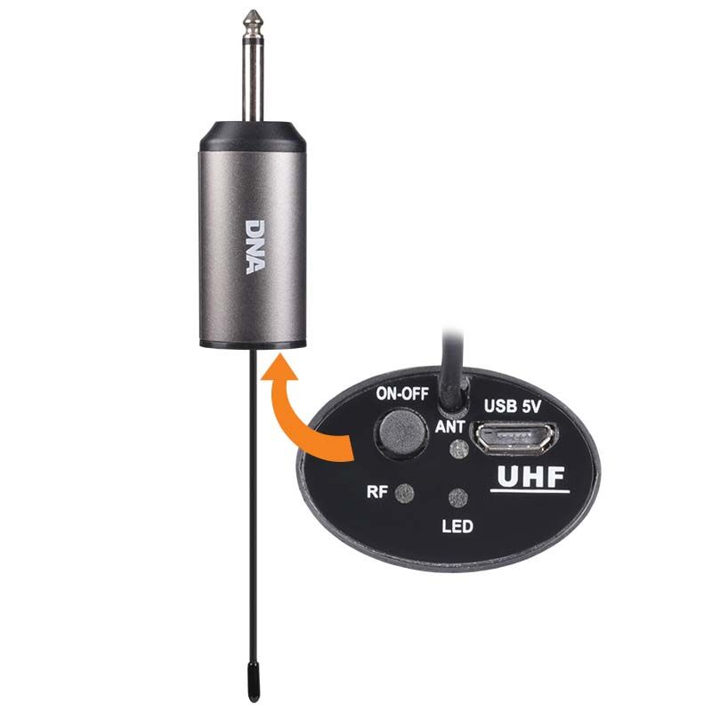 DNA microfono dinamico wireless