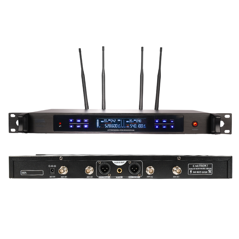 DNA TDRV 2 microfono wireless con 2x trasmettitori Dora