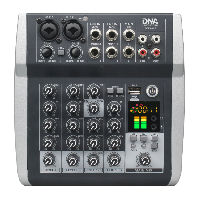 DNA QMX602 Mixer audio a 6 canali