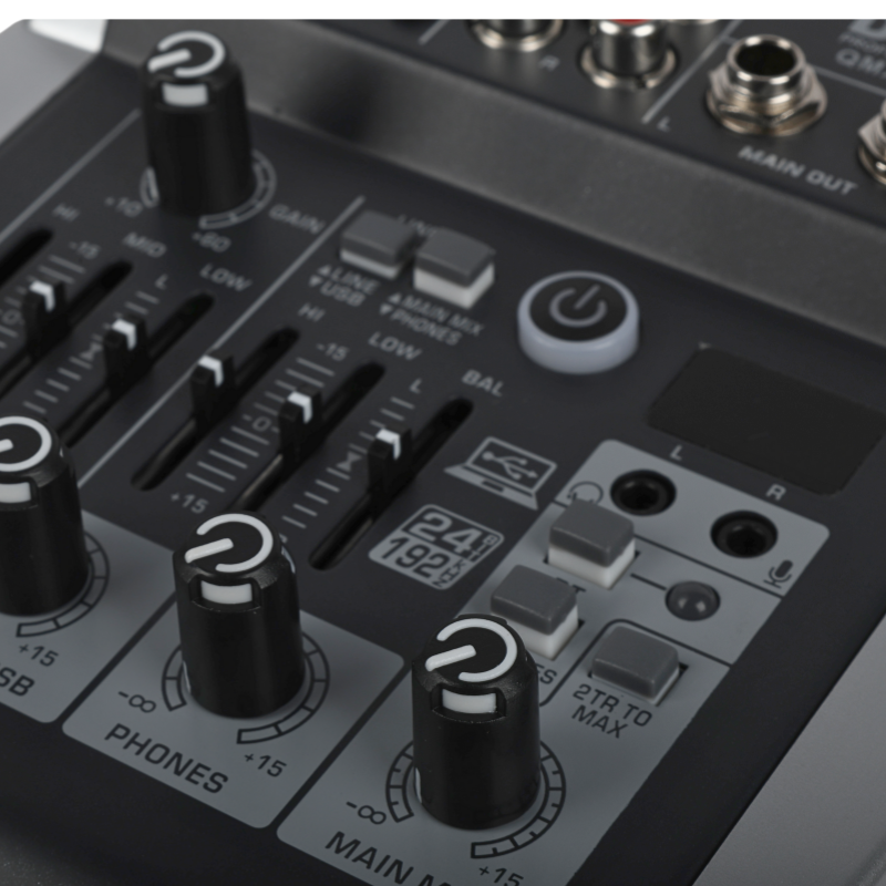 DNA QMX402 mixer audio 3 canali e Bluetooth
