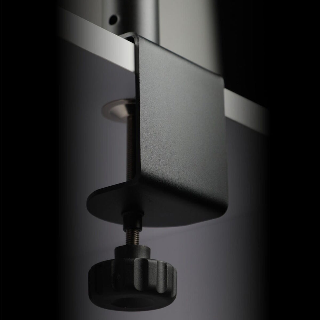 Supporti per monitor da studio con morsetto da tavolo (2 pz.)