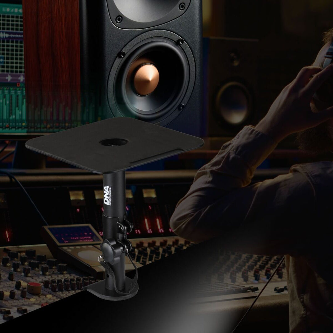 Supporti per monitor da studio con morsetto da tavolo (2 pz.)
