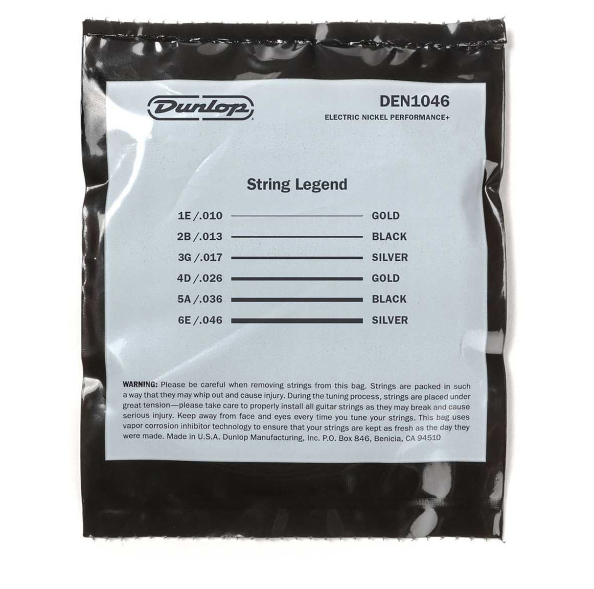 Dunlop DEN1046 Corde per Chitarra (10-46)