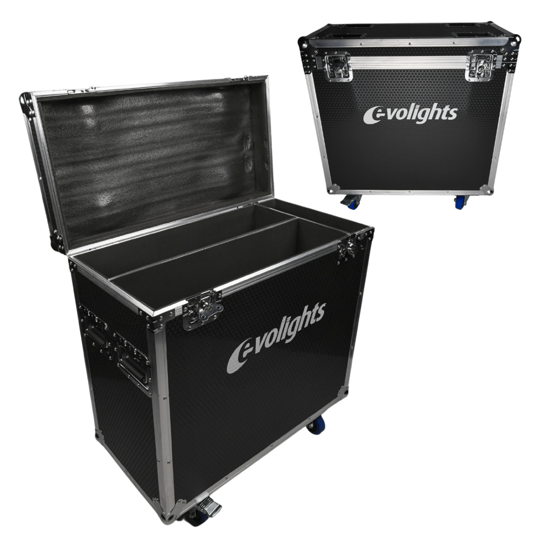 flightcase per 2 x Evolights Lumen 7 Ring