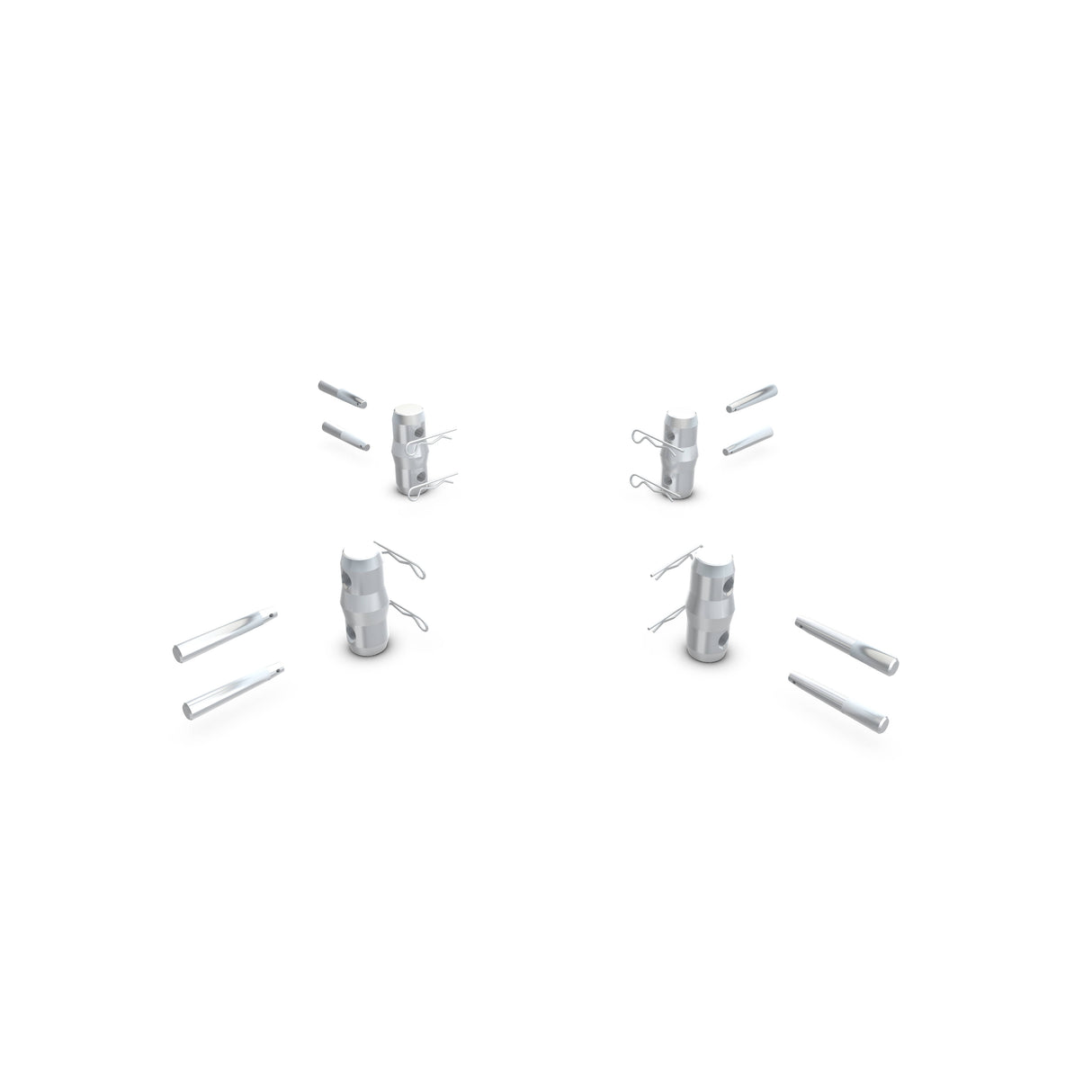 L'assemblaggio QTB set su capriane 4 uova, 8 pin e 8 aghi