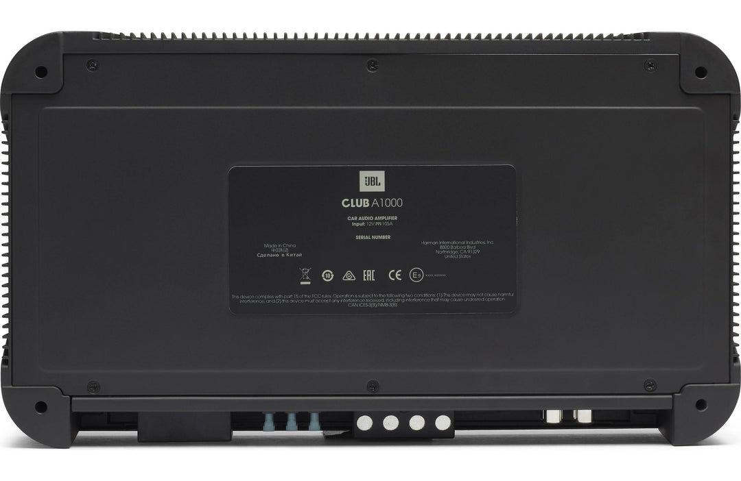 JBL Club A1000 Amplificatore Auto 1-canale (2000W)