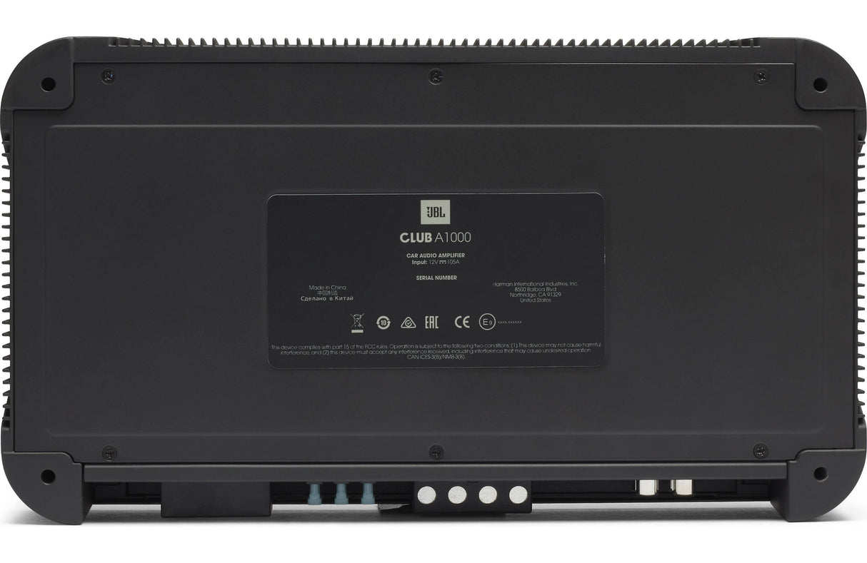 JBL Club A1000 Amplificatore Auto 1-canale (2000W)