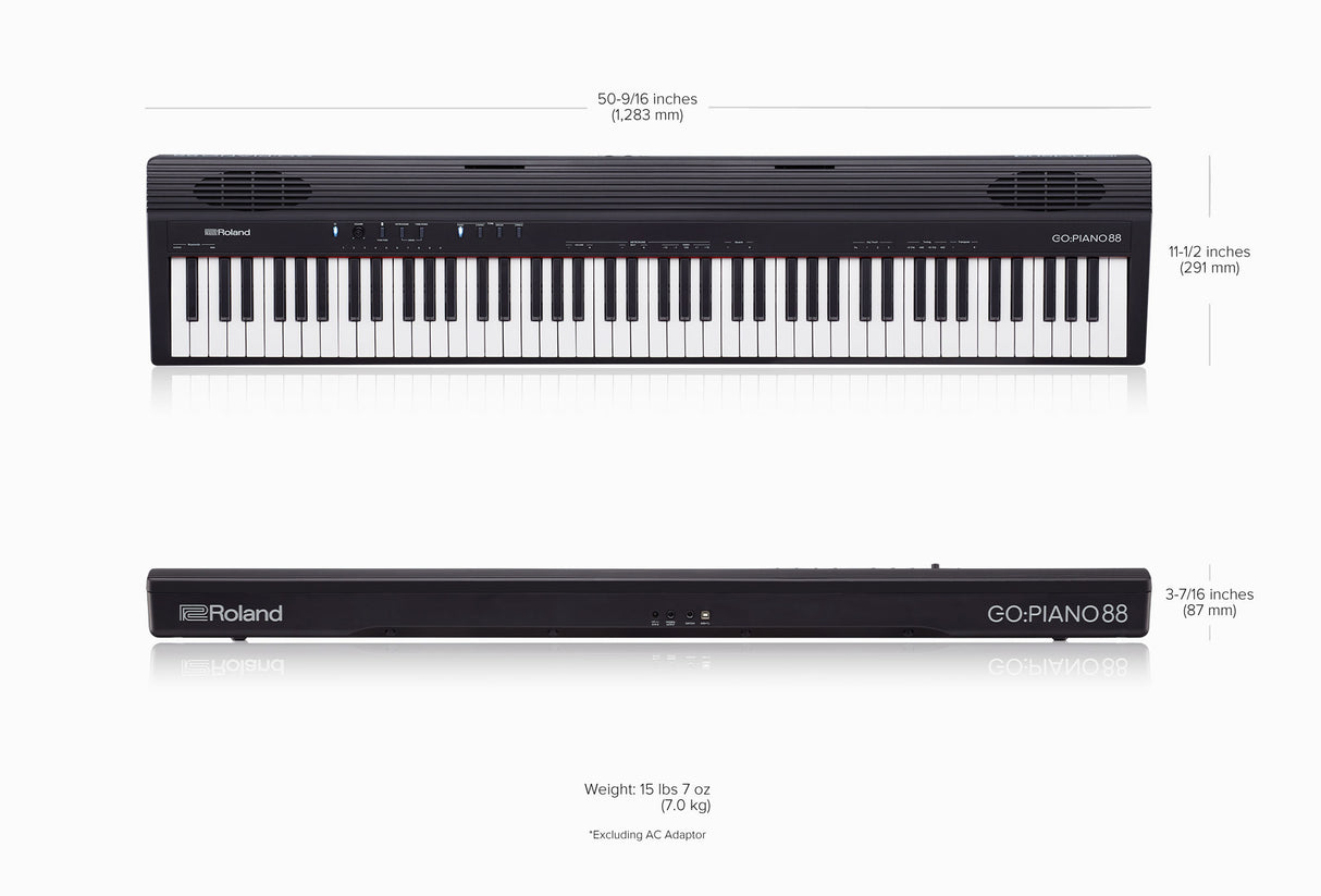 Roland GO:PIANO88PX Tastiere (Nero)