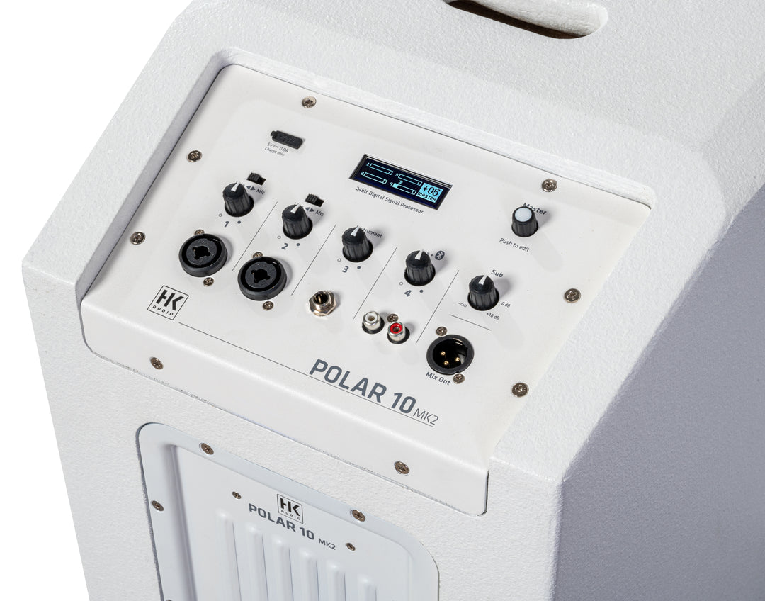 HK Audio Polar 10 MK2 - Altoparlante a colonna (Bianco)