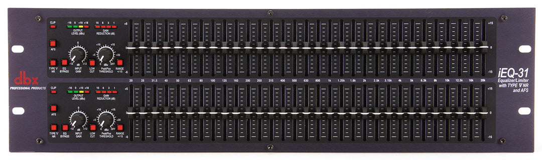 dbx iEQ31 2x 31 Bande Equalizzatore Grafico/Limiter