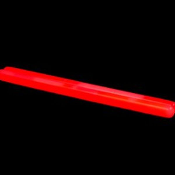 10 pezzi bastoncini luminosi 10" (Rosso)