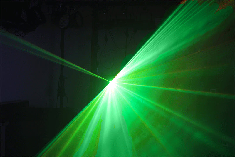 Ibiza Laser light w. DMX (Green, 60MW)