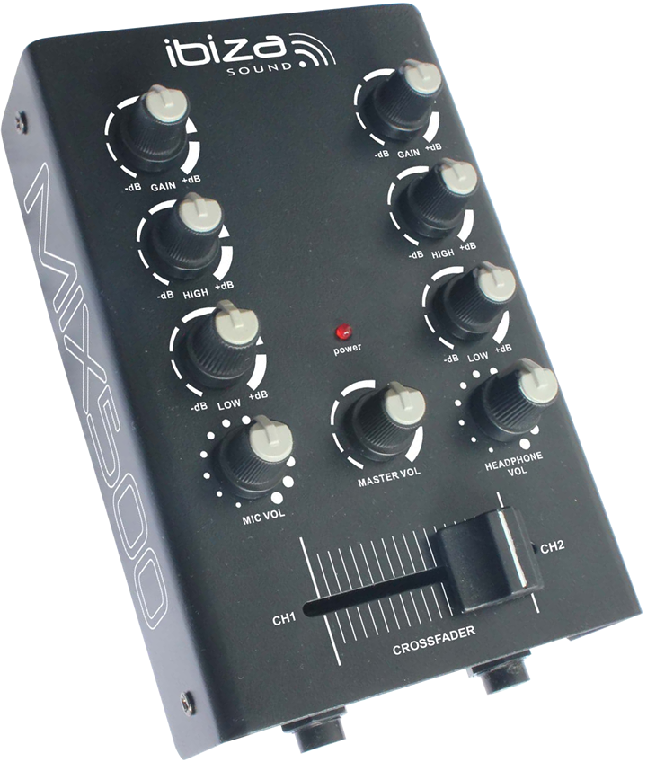 Mixer DJ a 2 canali