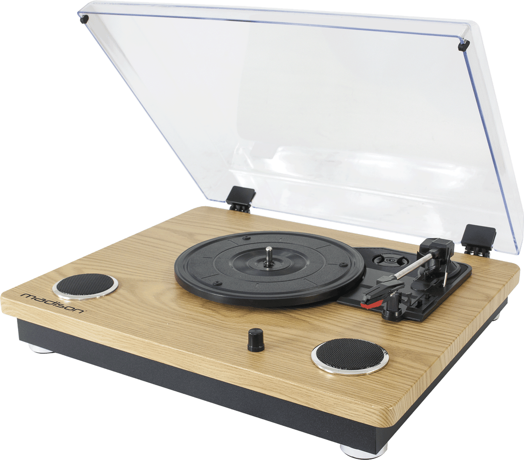 Madison Giradischi con USB & Bluetooth (Legno)