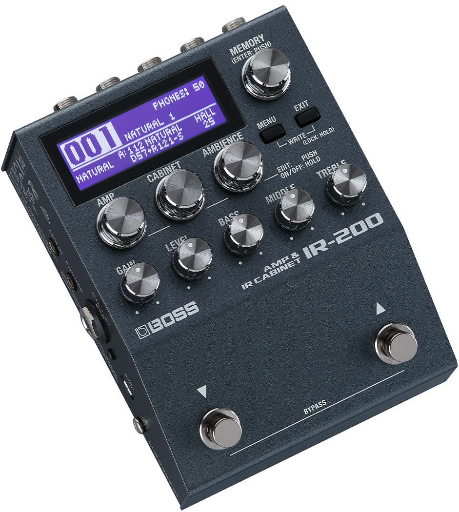 Boss IR-200 Simulatore di Amplificatore Pedale per Chitarra