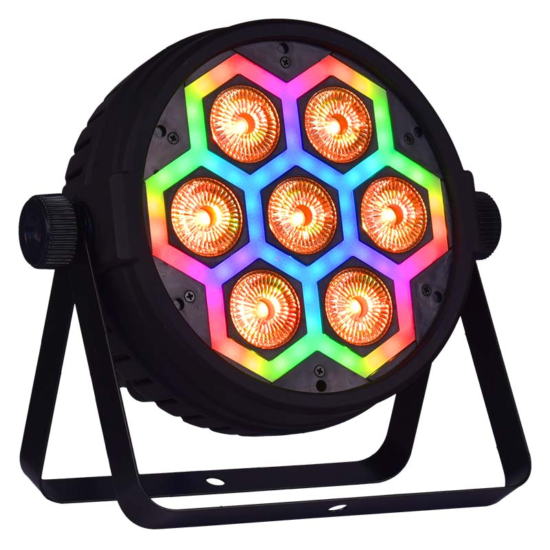 LIGHT4ME FRAME PAR 7x12 LED RGBW effetto luce spotlight