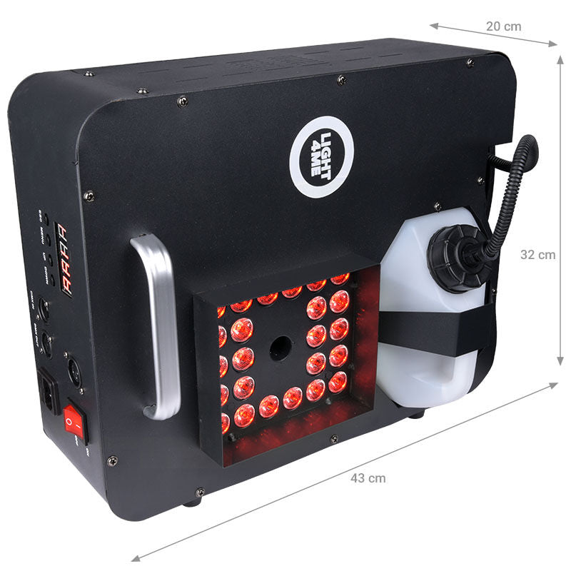 Light4Me JET-1500LED Macchina del Fumo verticale LED