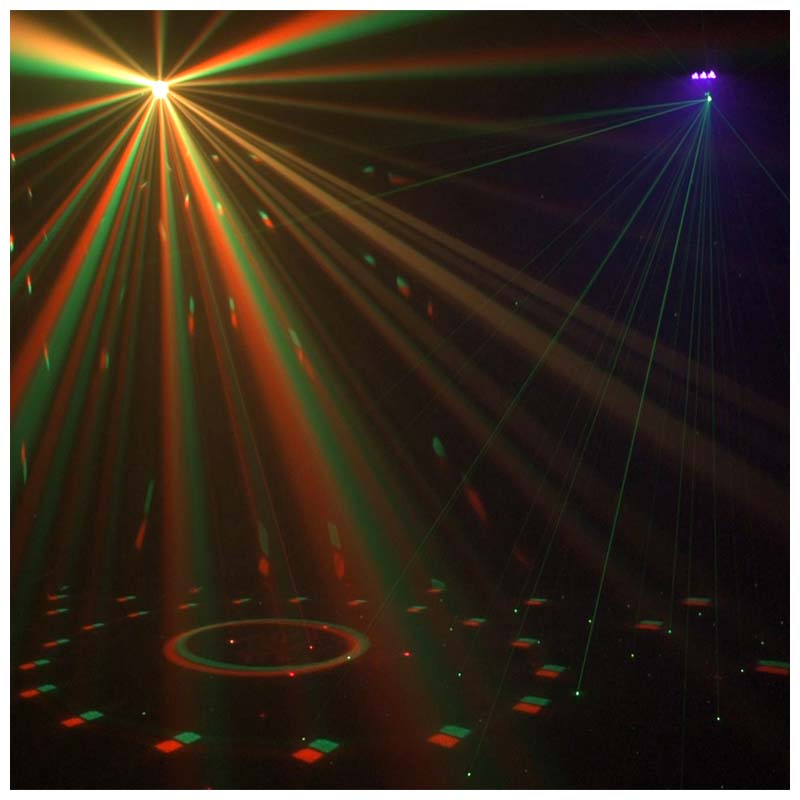LIGHT4ME MULTIFASE effetto multiplo LED faro UV wash