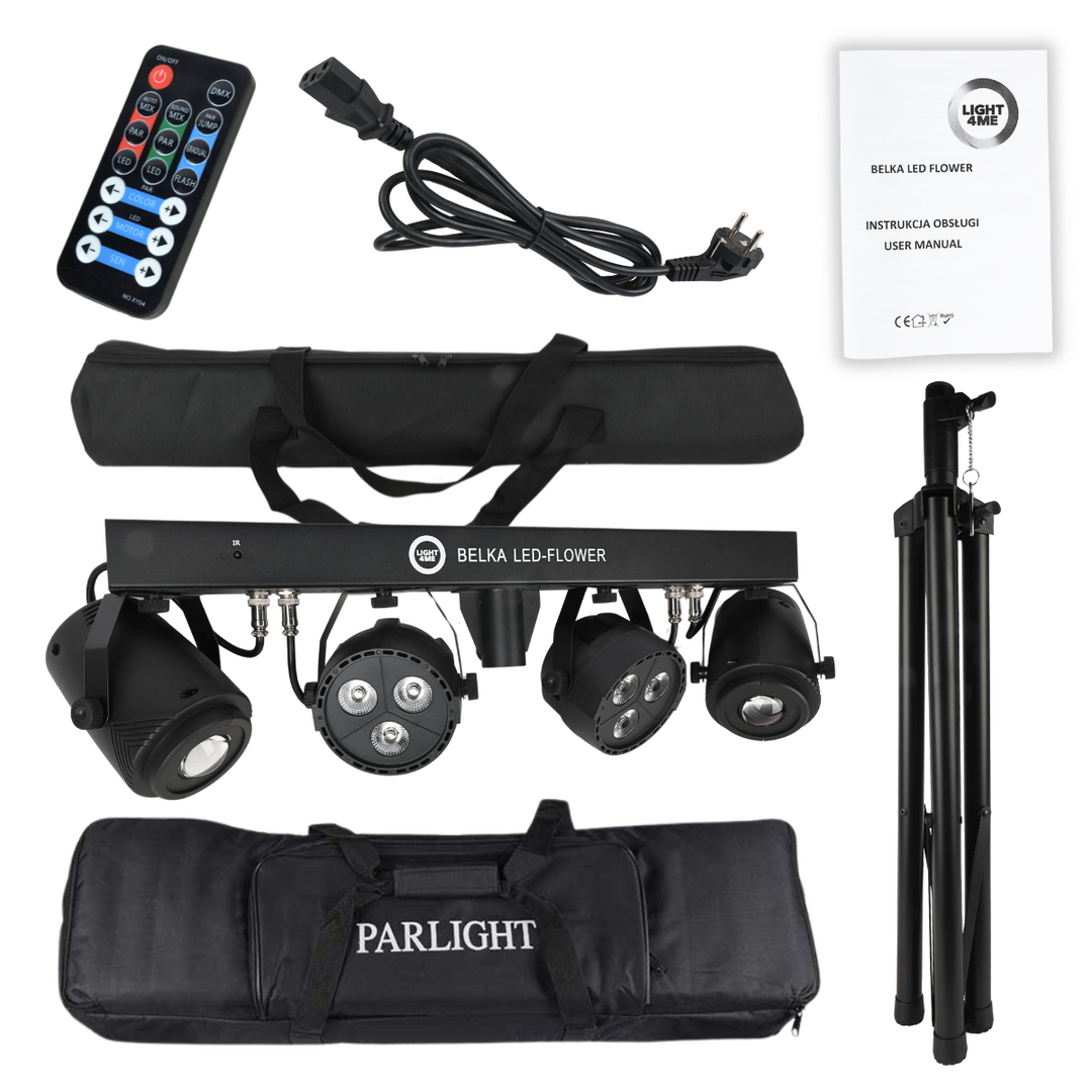 Light4Me T-BAR LED Flower e fari Par