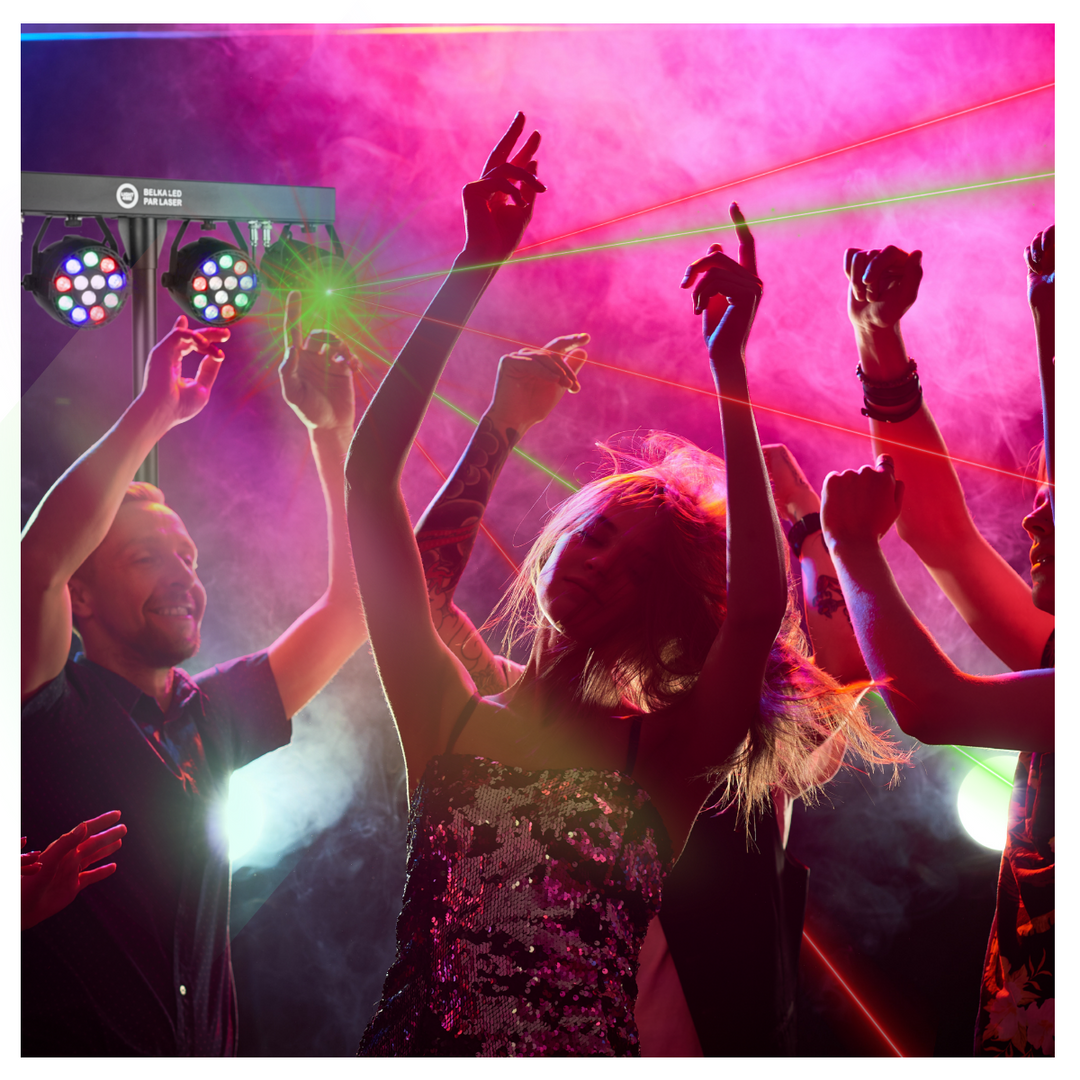 Light4Me T-BAR LED Laser PAR-sistema