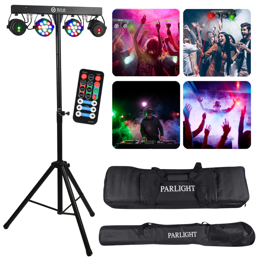 Light4Me T-BAR LED Laser PAR-sistema