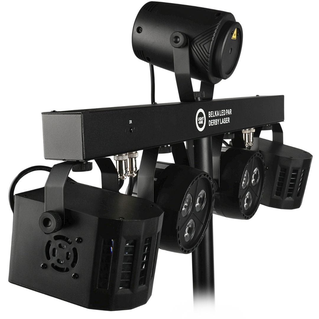 Light4Me T-Bar Par LED Derby Laser MultiBar