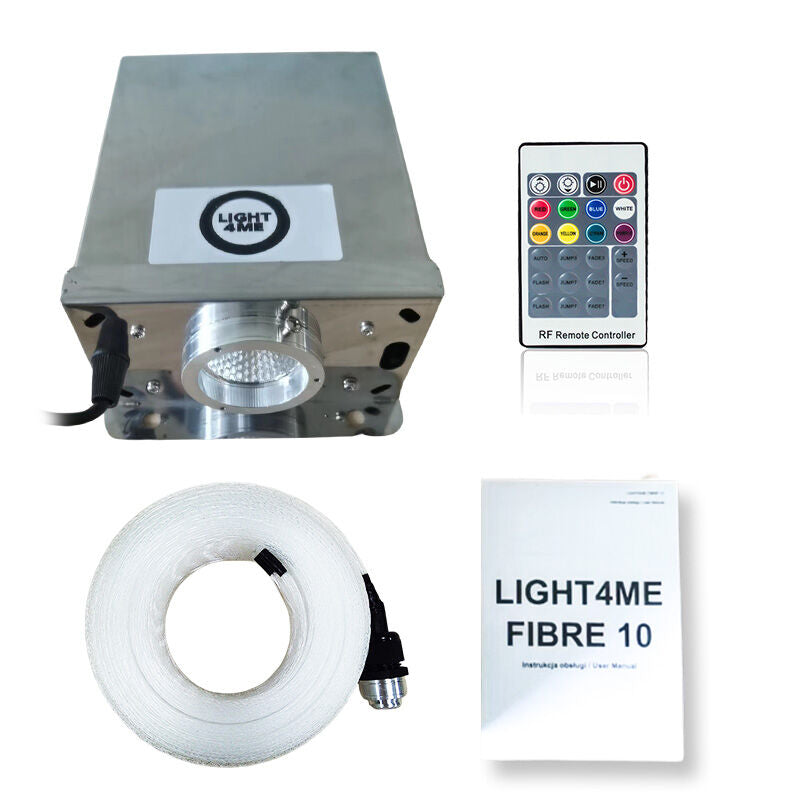 Light4Me FIBRE 10 RGB Tenda luminosa in fibra ottica da 10 metri